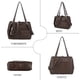 thumbnail image 4 of Bolso grande para mujer, de piel sintética, bandolera, bolso de viaje, el mejor regalo para mujer, piel sintética, albaricoque, 4 of 5