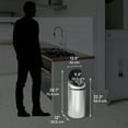 thumbnail image 7 of iTouchless Stainless Steel Round Sensor Trash Can with AbsorbX Odor Control System 8 Gal. Silver, 7 of 7
