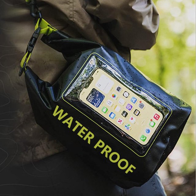 Bolsa de pantalla táctil de 5L Bolsa seca Gran capacidad Bolsa seca para deportes al aire libre
