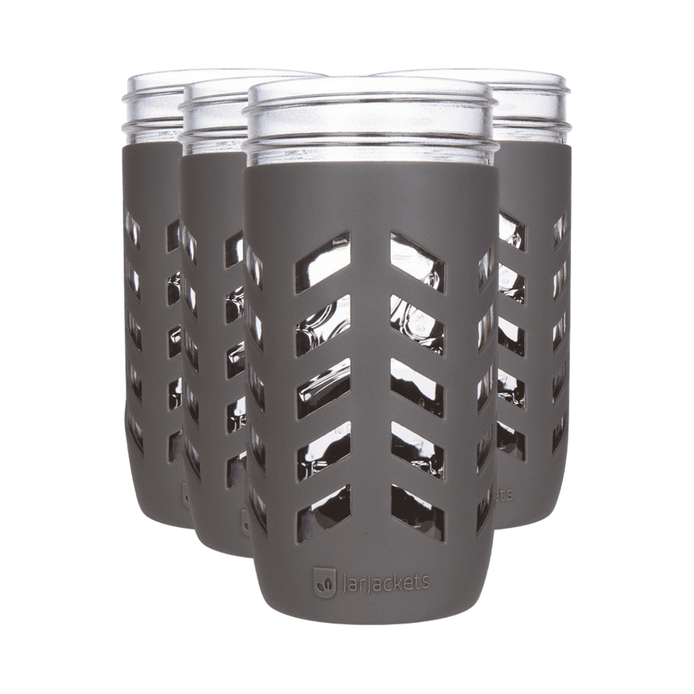 Silicone Mason Jar Protector Sleeve 24oz (1.5 pint) WideMouth Jars