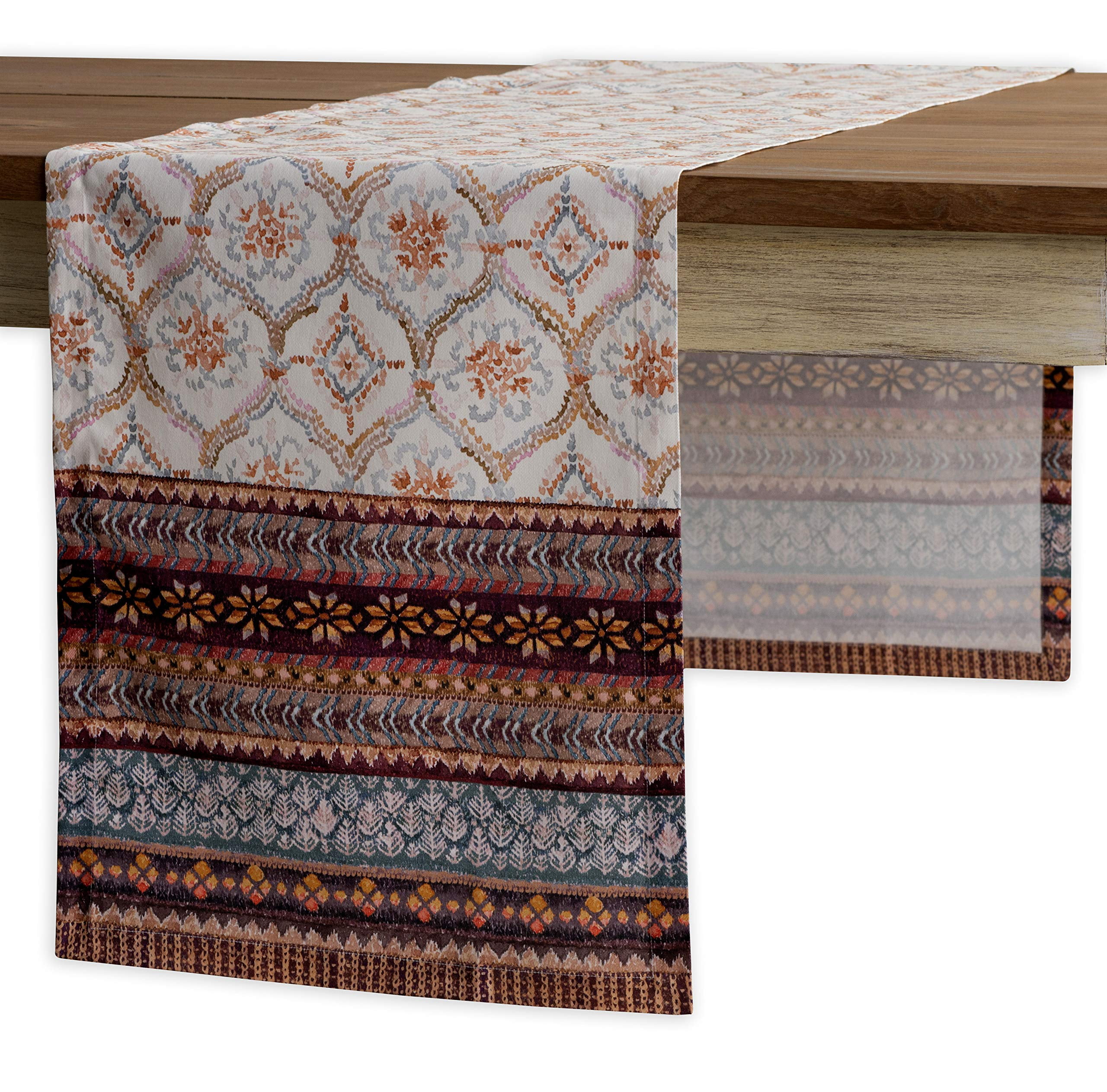 Runner Tavola Cotone Fair Isle 50x150cm - Tovagliolo Decorativo Festivo Natale - Foto 3