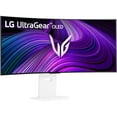 thumbnail image 3 of LG 39GX90SA 39-inch Ultragear WQHD (3440 x 1440) OLED Curved Gaming Monitor 240Hz, 1ms, NVIDIA G-Sync Compatible, AMD FreeSync Premium, VESA DisplayHDR True Black 400, webOS, USB Type-C, White, 3 of 10