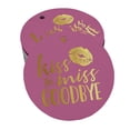 thumbnail image 1 of Inkdotpot Real Gold Foil Kiss The Miss Goodbye Bridal Shower Tags Favor Hang Paper Tags 100 Pieces, 1 of 6