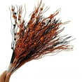 thumbnail image 3 of Trianu 12Pcs Artificial Glitter Berry Stem, 16.9inch Thanksgiving Floral Picks, Fall Berry Branches Picks for Vase Centerpieces Holiday Decorations Ornaments(Black, Orange), 3 of 7