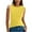 Yellow, variant on WREESH Women's Sleeveless Crew Neck Tank Top Bow Tie Shoulder Casual Beach Vacation Summer Blouse Tops