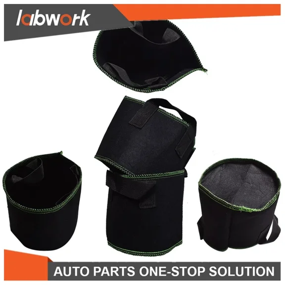 PURELY- Labwork 5Pcs Thickened Garden Nonwoven Plant Grow Bags Fabric Flower 5 Gallon