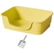 thumbnail image 2 of Cajas de arena para gatos con la parte abierta Bandeja de arena tamizadora Bandeja de arena para gatos fácil de limpiar Bandeja de arena para amarillo, 2 of 9