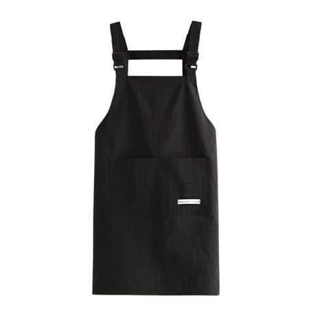 TaTaai 2Pcs Bib Apron Adjustable with 2 Pockets Water and Oil Resistant Cooking Kitchen Chef Apron for Women Men