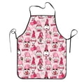 thumbnail image 5 of Uemuo Garden Gnomes Printed Bib Apron, Adjustable , Water and Oil Resistant, Cooking Kitchen Chef Apron for Women Men, 5 of 5