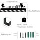 thumbnail image 2 of Soporte de pared metálico para medallas, exhibidor de hockey, con 20 ganchos., 2 of 9