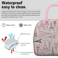 thumbnail image 3 of Pink Lunch Bag for Women Reusable Insulated Lunch Bags, Leakproof Cooler Food Lunch Tote Bag, Large Capacity Cute Lunch Box for Work School Travel Picnic, 3 of 7