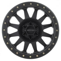 Method Race mr304 double standard 17x8.5 6x139.7 0et 108mm matte black wheel Fits select: 2000-2018 CHEVROLET SILVERADO, 1996-2023 TOYOTA TACOMA
