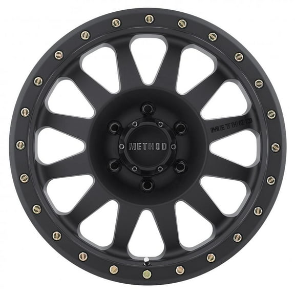 Method Race mr304 double standard 17x8.5 6x139.7 0et 108mm matte black wheel Fits select: 2000-2018 CHEVROLET SILVERADO, 1996-2023 TOYOTA TACOMA
