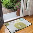 thumbnail image 2 of Green and Blue Pioneer Flower Pattern Door Rugs,Washable Non Slip Door Mats Indoor,Decorative Door Mats,Entry Mat Indoor for Entrance,Bedroom,Kitchen,Bathroom,30"x17", 2 of 6