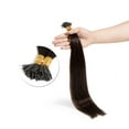 thumbnail image 3 of MesaSe I Tip Human Hair Extensions 100 Strands Pre Bonded Stick Tip Keratin Straight Soft Hair, 3 of 5