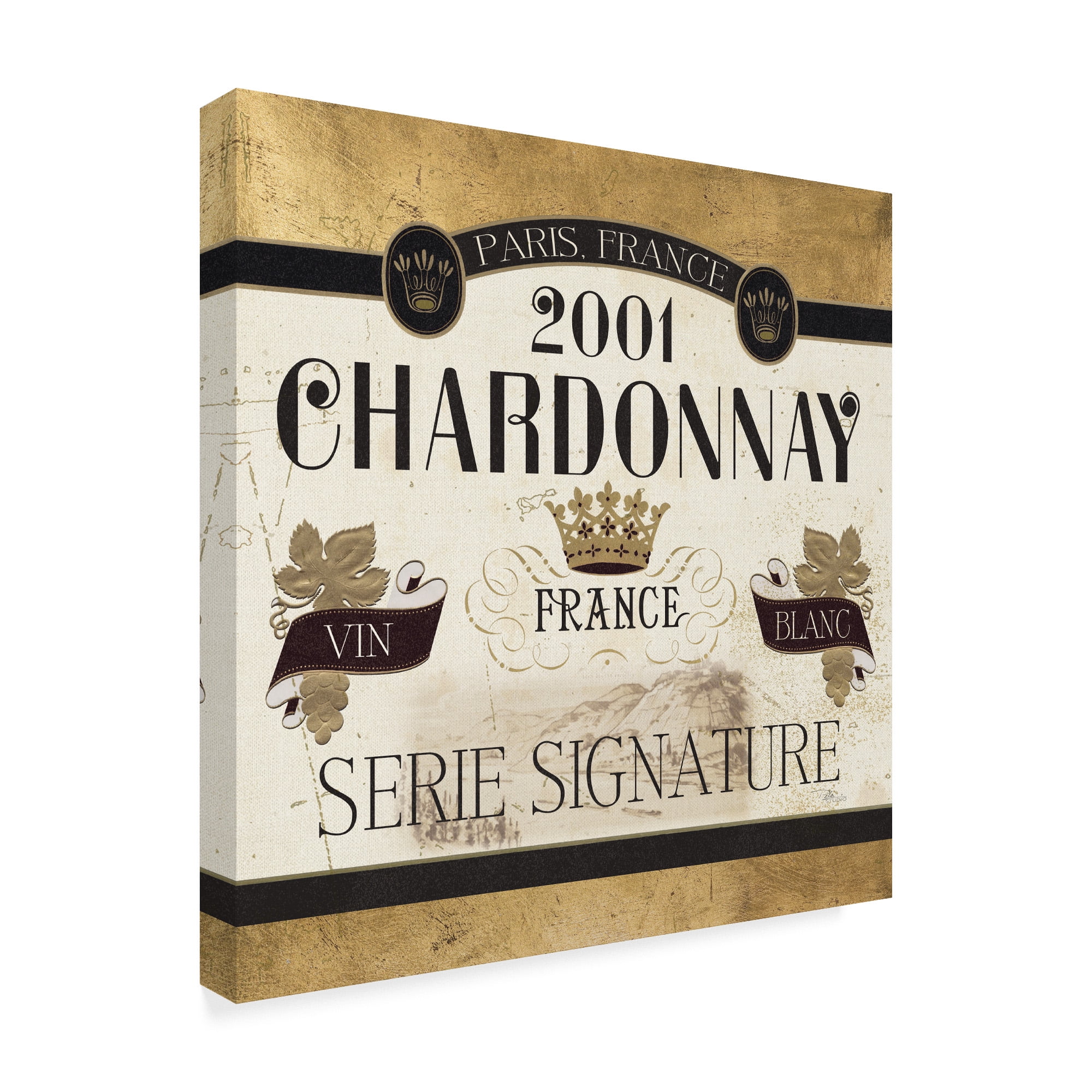 Trademark Fine Art 'Wine Labels II' Canvas Art by Pela Studio