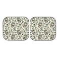thumbnail image 7 of Xecao Skull with Cash for Foldable Car Sun Shades (2-Pack) offer sun protection with an easy-fold design for convenient windshield shading., 7 of 7