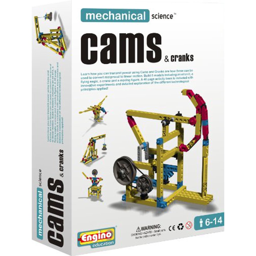 Engino Mechanical Science Cams & Cranks Construction Kit