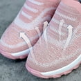 thumbnail image 7 of IUJSOY Women's Walking Shoes Sock Sneakers Slip on Mesh Platform Air Cushion Athletic Nurse Shoes, 7 of 7