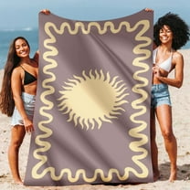 Summer Savings Boovnll Beach Towels, 30x60" High Absorbent Quick Dry Sand Free Microfiber Lightweight Beach Towel for Beach, Yoga, Gym, Travel, Pool, Beach Accessories, Beach Towels Oversized