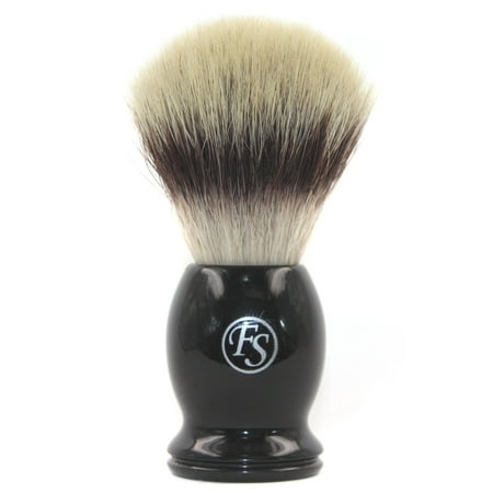 Frank Shaving Pur-tech Synthetic Hair Shaving Brush -Quality Shaving Brush Black Handle Knot Size 21mm --Comes with Free
