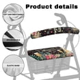 thumbnail image 5 of HELLHERO Merry Christmas Rollator Seat Covers Back Cover for Seniors Adult Easy to Clean Easy to Install for Elder, 5 of 7