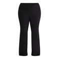 thumbnail image 7 of No Boundaries Ribbed Flare Leggings, 32'' Inseam, 2-Pack, Women's Plus, 7 of 7