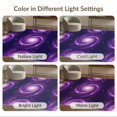 thumbnail image 7 of ODIKA 8'x10' Washable Area Rug Non-Slip Chair-Friendly Mat Cosmic Galaxy Swirl Abstract Nebula Stardust Constellation Purple Starry for Dining Room, Large Office, Lounge, 7 of 7