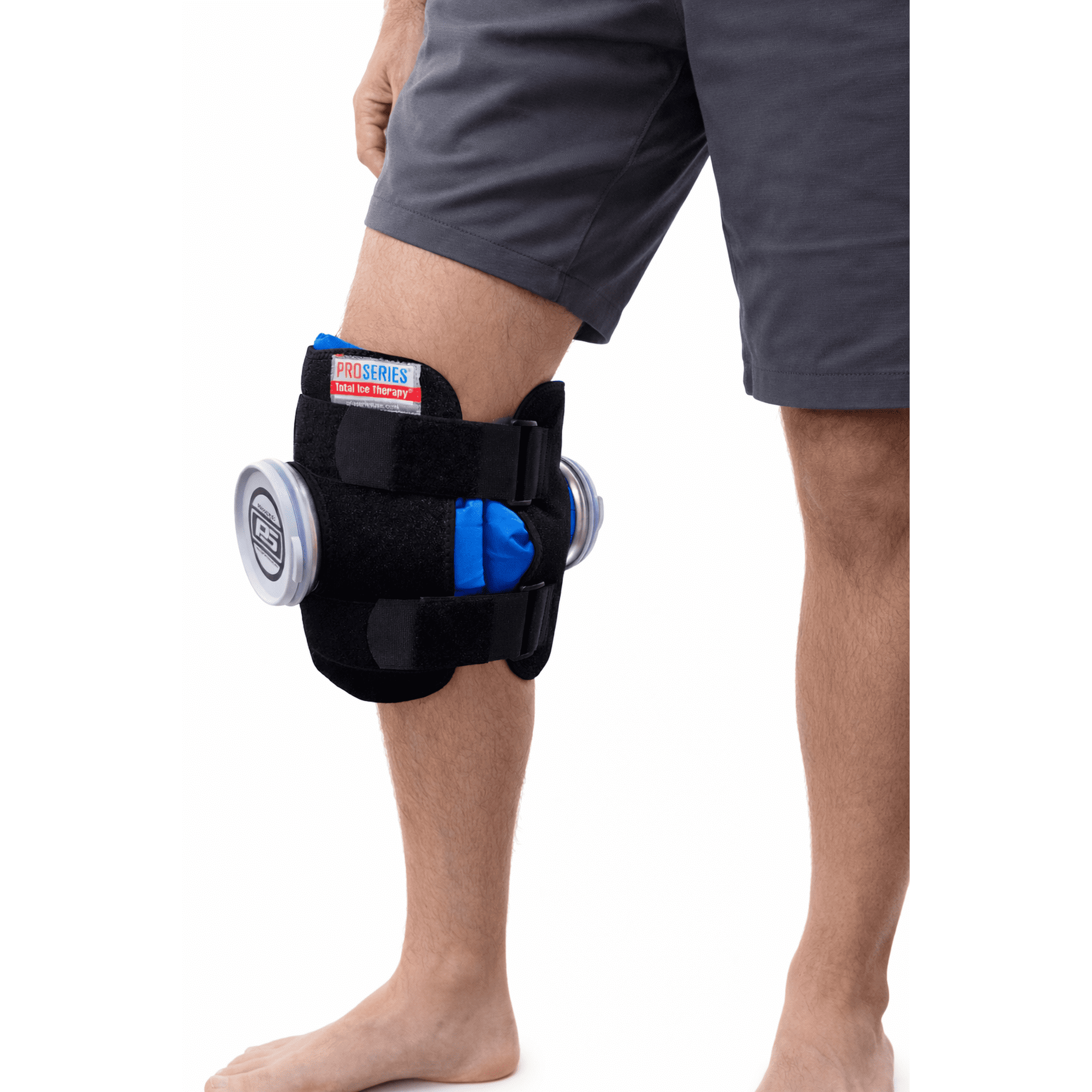 ProSeries Double Knee Ice Pack Wrap – ACL, PCL, MCL & Post-Surgery Cold Therapy, 2 Ice Bags