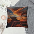 thumbnail image 2 of Orinice Bird Rock Sunset Graphic Decorative Throw Pillow Cover for Home Couch Living Room Bed Sofa - Printed on Both Sides - Pillow Case 1PC 22x22in, 2 of 5