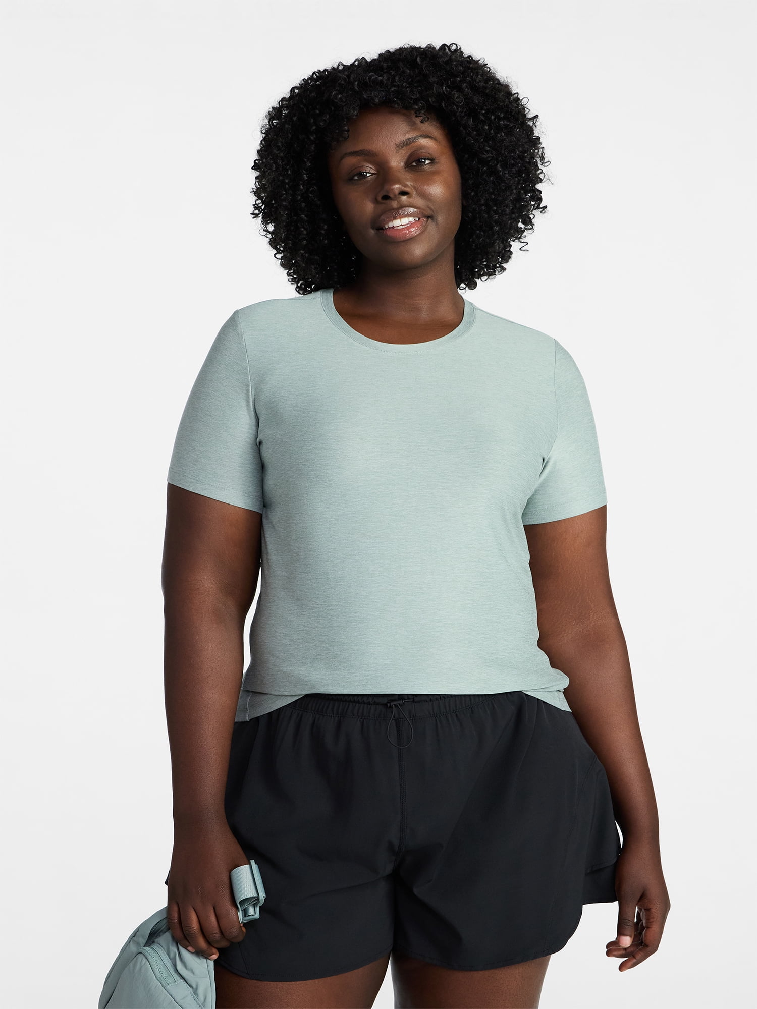Athletic Works Women's and Women's Plus Performance ButterCore Tee, Sizes XS-4X