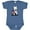 Indigo, variant on Inktastic US Flag Westie Boys or Girls Baby Bodysuit