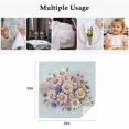 thumbnail image 5 of Cloth Napkins Set of 4 - 20x20 Inches, Watercolor Daisy Washable Reusable Table Napkins, Rustic Spring Botanical Flowers Floral Soft & Absortbent Dining Napkin for Party Wedding Hotel Restaurant, 5 of 8