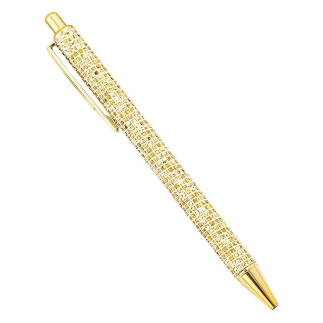 Gold Powder Ballpoint Pen Pen Work Teacher Student Stationery Ballpoint Pen Color Pen 1ML Stationery Organizer Bag