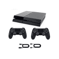 thumbnail image 1 of Sony PlayStation 4 500GB Console Refurbished Bundle with 2 Wireless Controllers, 1 of 6