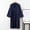Navy, variant on Kiplyki Flash Womens Sleepshirts Fashion Robe Bathrobe Three Quarter Sleeve Soft Pajamas