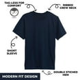 thumbnail image 2 of 3-Pack Boys Short Sleeve Crew Neck Premium Soft Cotton Blend T-Shirt Tee (XS-2XL), 2 of 4