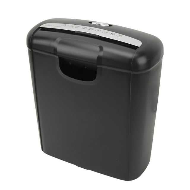 Cergrey Safe Operation Electric Paper Cutter Low Noise Shredder, Desktop Shredder, US Plug 110V, Black