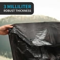 thumbnail image 5 of Heavy Duty Contractor Bags, 42 Gallon, 32.75" X 47" - 3 MIL Thick Large Black Industrial Garbage Trashbags (No Ears) for Construction and Commercial use (No Ties), 5 of 6