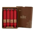 thumbnail image 5 of Root Unscented Grecian Collenette Taper Candles box of 4 9 X 1-1/4 - Sage Green, 5 of 5