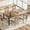 Brown, variant on Hetoy 78-Inch Long Wooden Gray Dining Table - Elegant Dining Table for 6-8 People, Industrial Design with Ergonomic Comfort for Family Gatherings, Easy Assembly - Stylish Kitchen Table