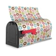 thumbnail image 3 of Uemuo Colorful Donuts Pattern Mailbox Covers Magnetic Standard Mailbox Covers Holiday Mailbox Wraps for Christmas Garden Yard Home Outdoor Decor-21x18 in, 3 of 8