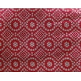 thumbnail image 4 of oneOone Georgette Viscose Red Fabric Geometric Bandhani Craft Projects Decor Fabric Printed By The Yard 42 Inch Wide, 4 of 4