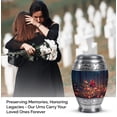 thumbnail image 4 of Butterfly Keepsake Memorial Urn For Adult Human Mom - Flowers Miniature Urn For Human Ashes For Male - Blue Cremation Urns For Adults Female - Pink Small Decorative Urns For Dad - 3 Inch, 4 of 7