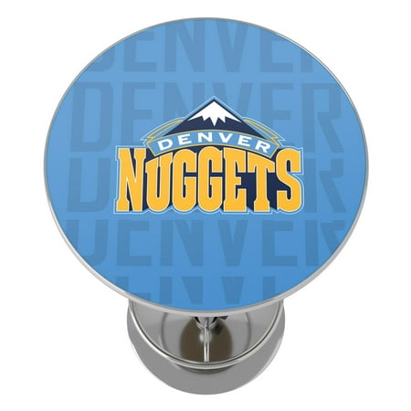 Denver Nuggets NBA City Chrome Pub Table - Powder Blue, Yellow