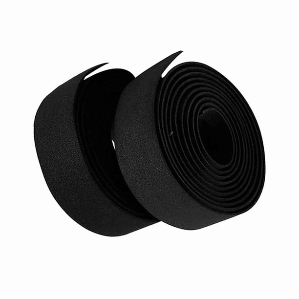 Cintas Para Manillar De Bicicleta, 2 Piezas Tipo De Barra De Bicicleta Cinta Envolvente Para Barra De Bicicleta 2 Tapones De BarraNegro+