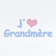 thumbnail image 2 of CafePress - I Heart Grandmother French Infant Bodysuit - Baby Light Bodysuit, Size Newborn - 24 Months, 2 of 4