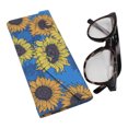 thumbnail image 5 of REAL SIC Plants Magnetic Folding Leather Feel Hard Glasses Case – Sunflowers, 5 of 6