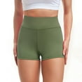 thumbnail image 4 of Women Yoga Shorts Ruched Booty High Waisted Workout Shorts Butt Lifting Hot Pant, 4 of 5