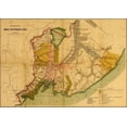 thumbnail image 2 of Vintage Maps 32x24 White Modern Wood Framed Museum Art Print Titled - Settlement of the Issuri Region of Russia Siberia, 2 of 4